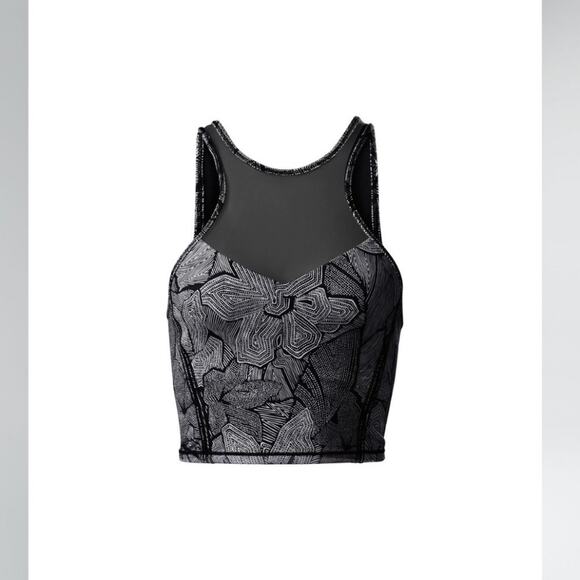 Lululemon Get It Om Longline Sports Bra in Mini Dottie Tribe - Picture 3 of 8